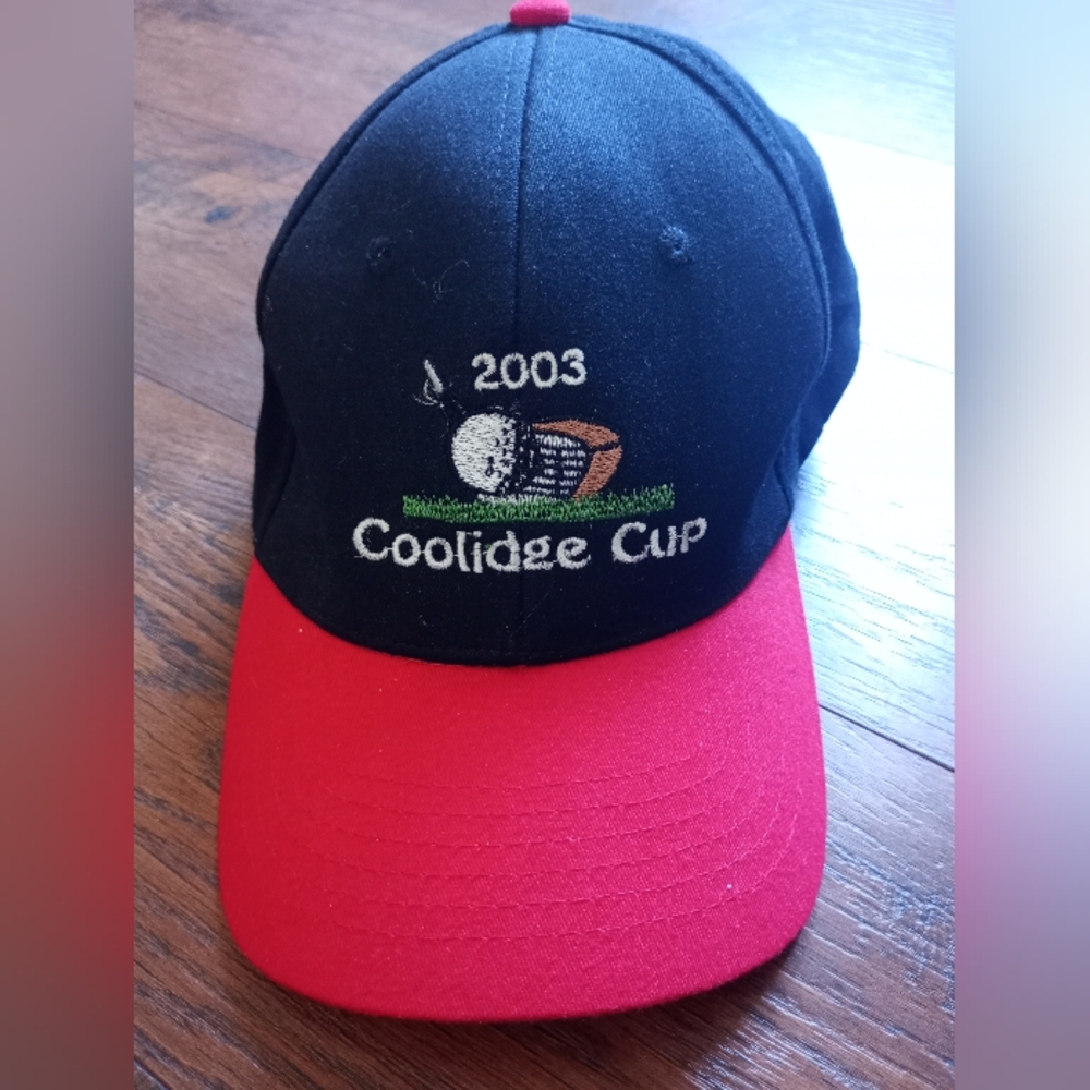 Zkapz Nu Fit 2003 Coolidge Cup Black and Red Cap L/XL